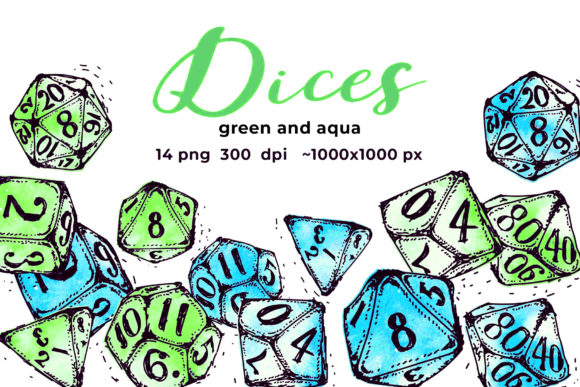 Aqua and Green Dices Illustrations: A Brand Designer’s Real-World Review
