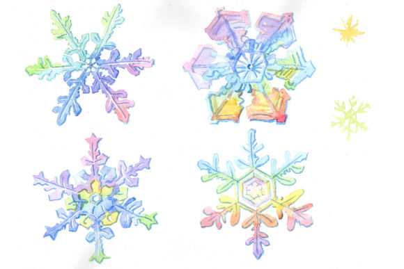 Aquarelle Colorful Snowflakes Set: A Designer’s Real-World Review