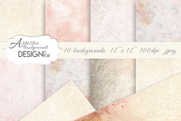Artistic Backgrounds, Watercolor Texture – A Crafter’s Must-Have for Handmade Branding & Product Design