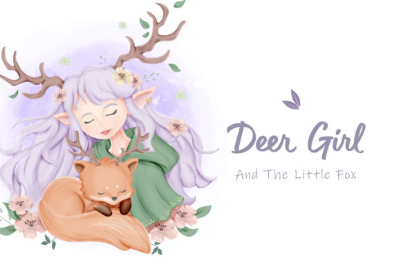 Deer Girl and the Little Fox Illustrations: A Seller’s Review for Etsy & Digital Product Creation