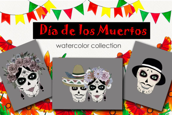 Dia De Los Muertos Illustrations for Crafting & Handmade Business