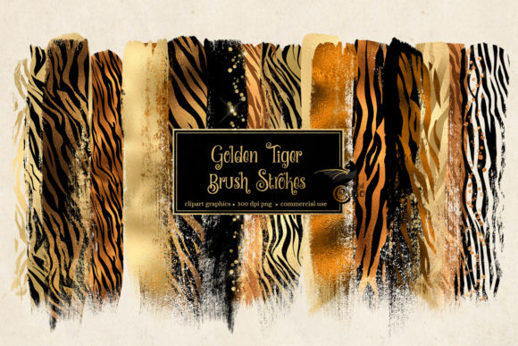 Golden Tiger Brush Strokes Clipart: A Crafter’s Honest Review for Real Projects