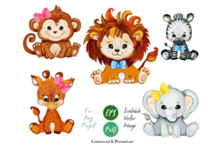 Safari Animals Clip Art: A Brand Designer’s Take on Nature-Inspired Illustrations for Local Business Branding