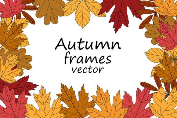 Set Autumn Frames Vector: A Seasonal Illustrations Review for Digital Sellers