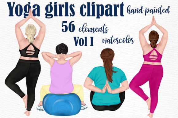 Yoga Plus Size Girls Clipart: Illustrations That Bring Body Positivity to Life